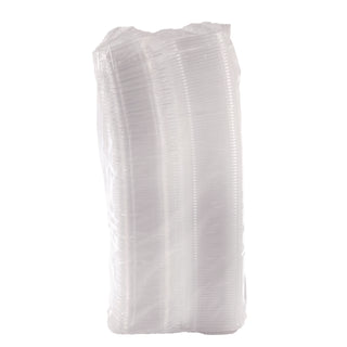 ClearPac SafeSeal Tamper-Resistant/Evident Containers, Flat Lid, 8 oz, 4.9 x 1.4 x 5.5, Clear, Plastic, 100/Bag, 2 Bags/CT