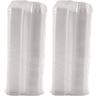 ClearPac SafeSeal Tamper-Resistant/Evident Containers, Domed Lid, 16 oz, 4.9 x 2.9 x 5.5, Clear, Plastic, 100/Bag, 2 Bags/CT