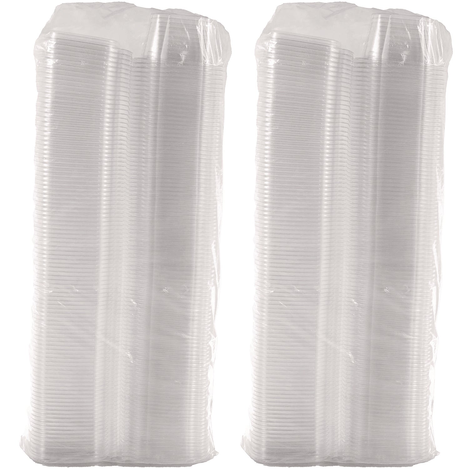 ClearPac SafeSeal Tamper-Resistant/Evident Containers, Domed Lid, 16 oz, 4.9 x 2.9 x 5.5, Clear, Plastic, 100/Bag, 2 Bags/CT