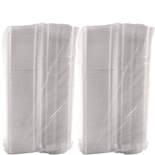 ClearPac SafeSeal Tamper-Resistant/Evident Containers, Domed Lid, 24 oz, 6.4 x 2.3 x 7.1, Clear, Plastic, 100/Bag, 2 Bags/CT