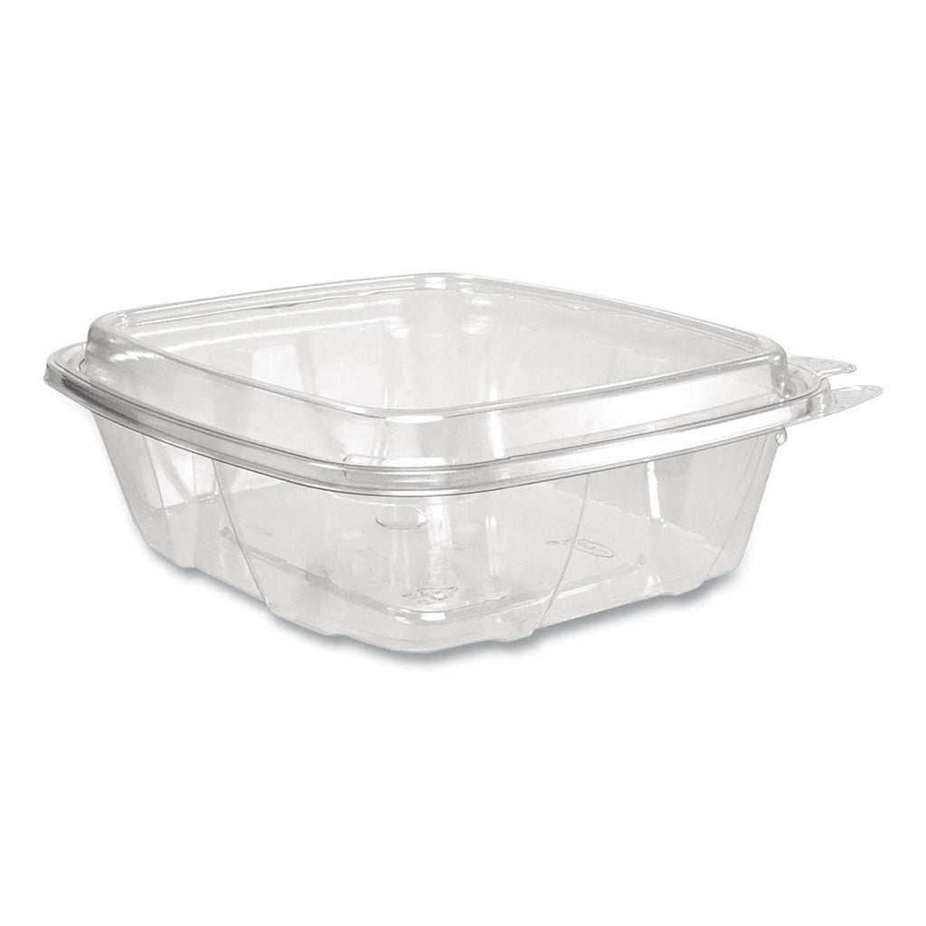 ClearPac SafeSeal Tamper-Resistant/Evident Containers, Domed Lid, 24 oz, 6.4 x 2.3 x 7.1, Clear, Plastic, 100/Bag, 2 Bags/CT