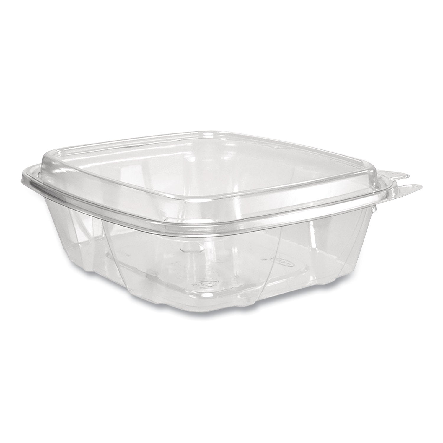 ClearPac SafeSeal Tamper-Resistant/Evident Containers, Domed Lid, 24 oz, 6.4 x 2.3 x 7.1, Clear, Plastic, 100/Bag, 2 Bags/CT