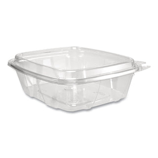 ClearPac SafeSeal Tamper-Resistant/Evident Containers, Domed Lid, 24 oz, 6.4 x 2.3 x 7.1, Clear, Plastic, 100/Bag, 2 Bags/CT
