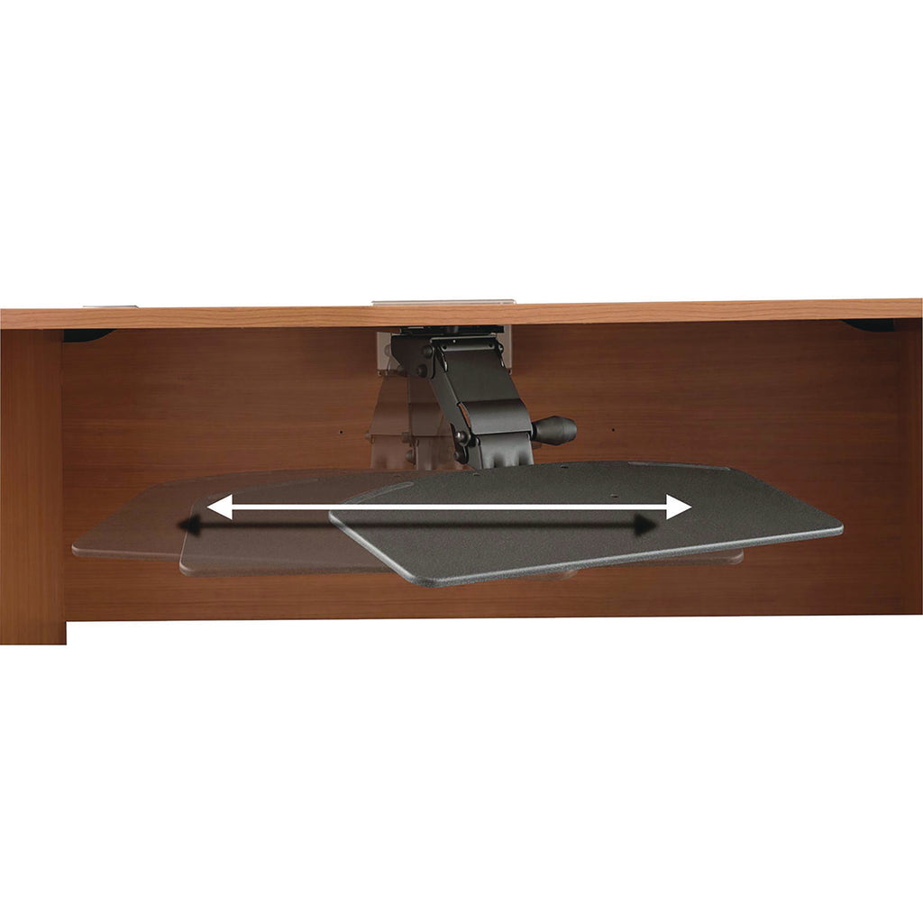 Bush - Articulating Keyboard, 24-1/2w x 19-1/2d x 3-1/2h,Galaxy Finish, Sold as 1 EA - 5