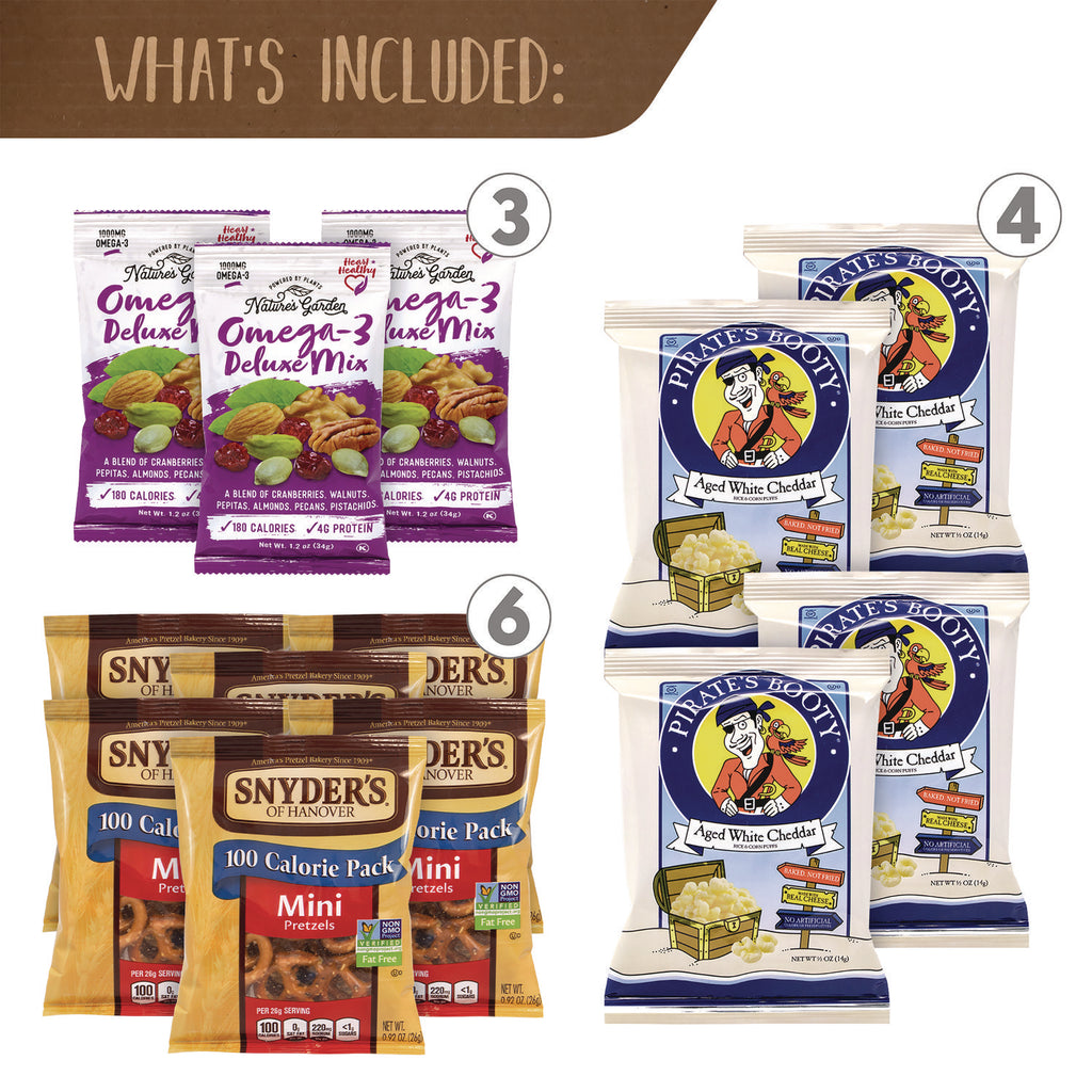 Better For You Snack Box, 37 Assorted Snacks/Box, Ships in 1-3 Business Days