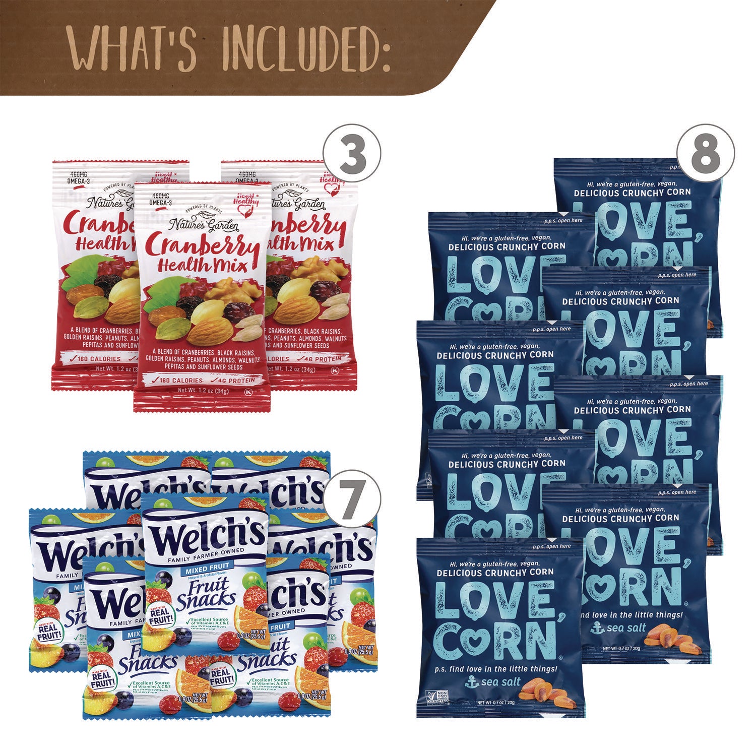 Better For You Snack Box, 37 Assorted Snacks/Box, Ships in 1-3 Business Days