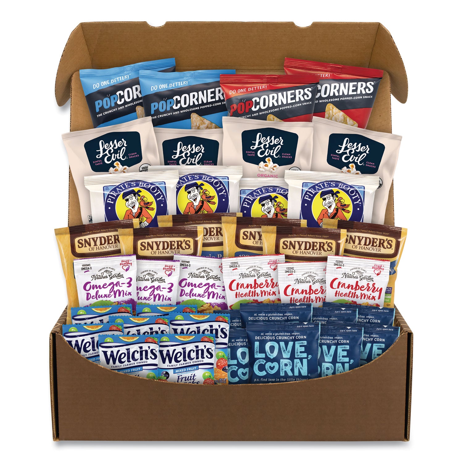 Better For You Snack Box, 37 Assorted Snacks/Box, Ships in 1-3 Business Days