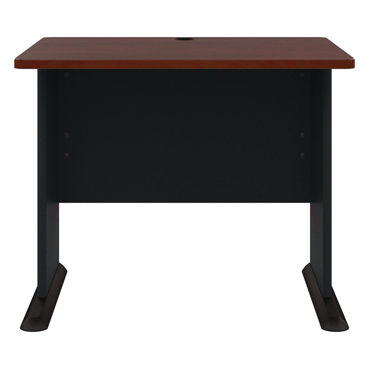 Bush - Series A Workstation Desk, 36w x 26-7/8d x 29-7/8h, Hansen Cherry/Galaxy, Sold as 1 EA - 4