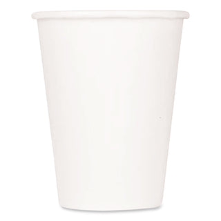 Double Poly Paper Cold Cups, 9 oz, White, 1,000/Carton