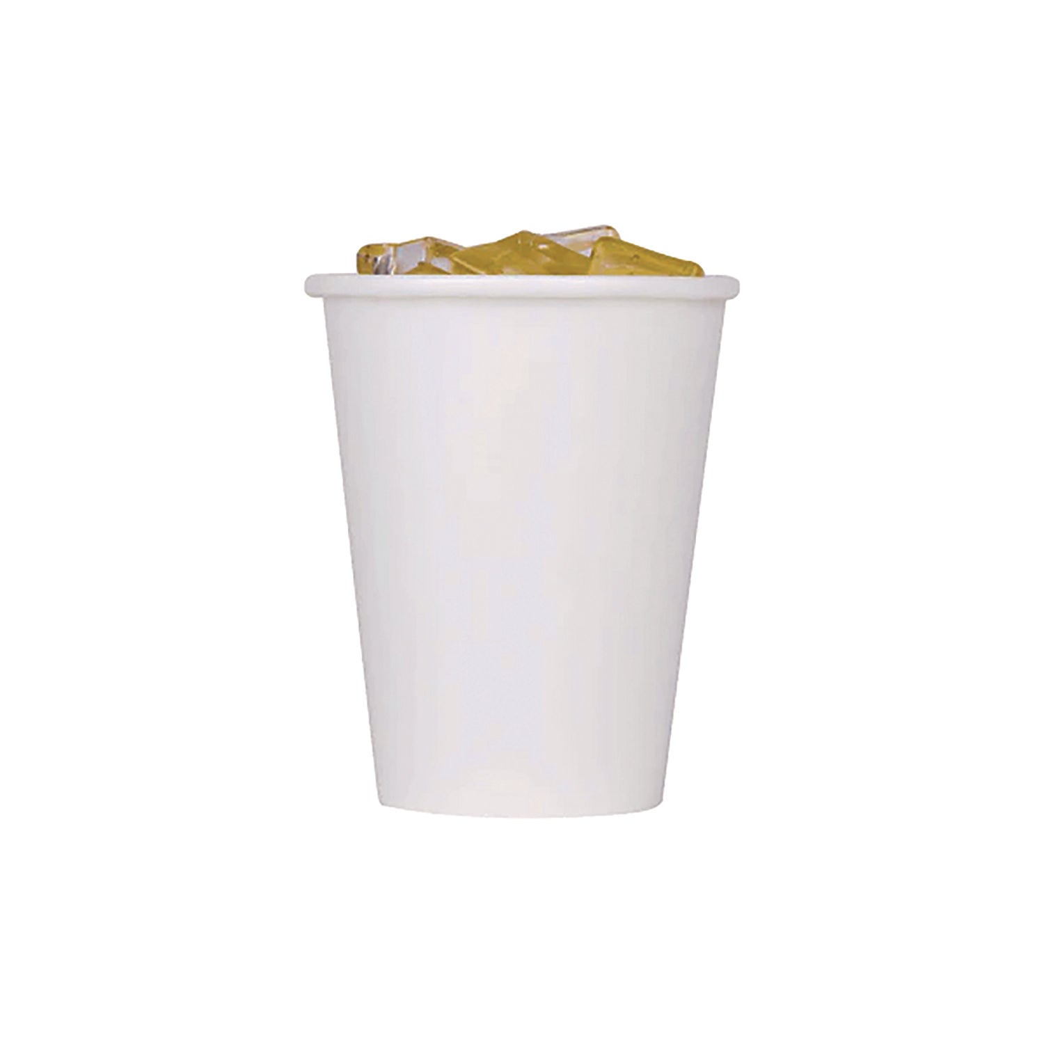 Double Poly Paper Cold Cups, 9 oz, White, 1,000/Carton