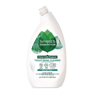 Toilet Bowl Cleaner, Fresh Mint Scent, 24 oz Bottle, 4/Carton
