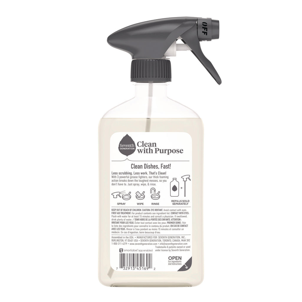 Foaming Dish Spray, Mandarin Orange Scent, 16 oz Bottle