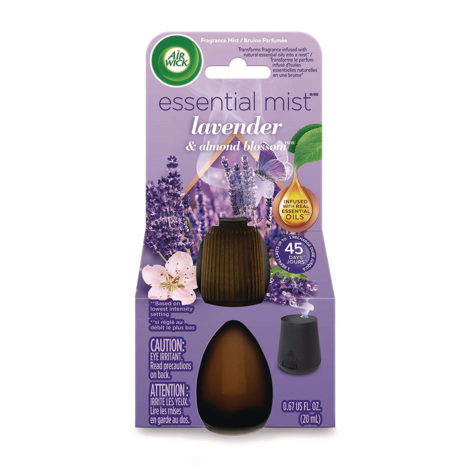 essential-mist-refill-lavender-and-almond-blossom-067-oz-bottle-6-carton_rac98552 - 1
