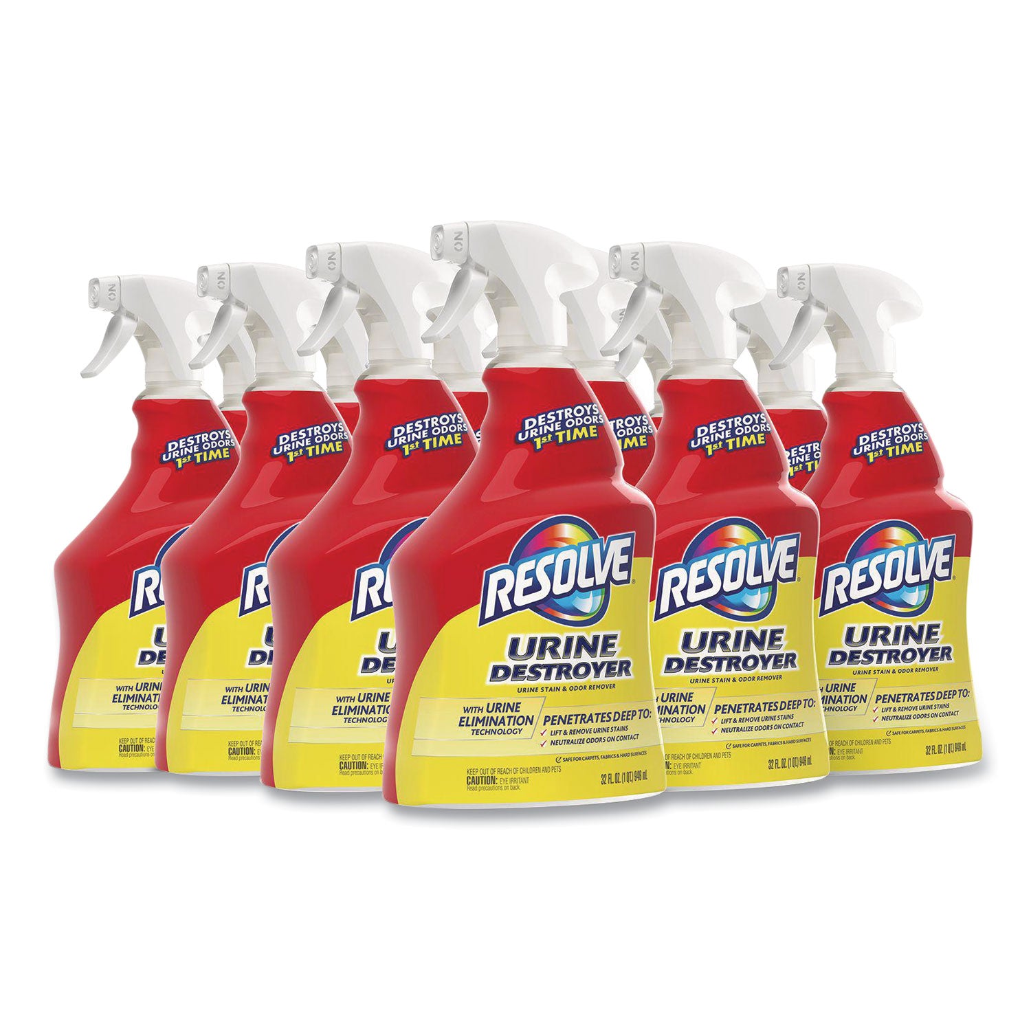 Urine Destroyer, Citrus, 32 oz Spray Bottle, 6/Carton