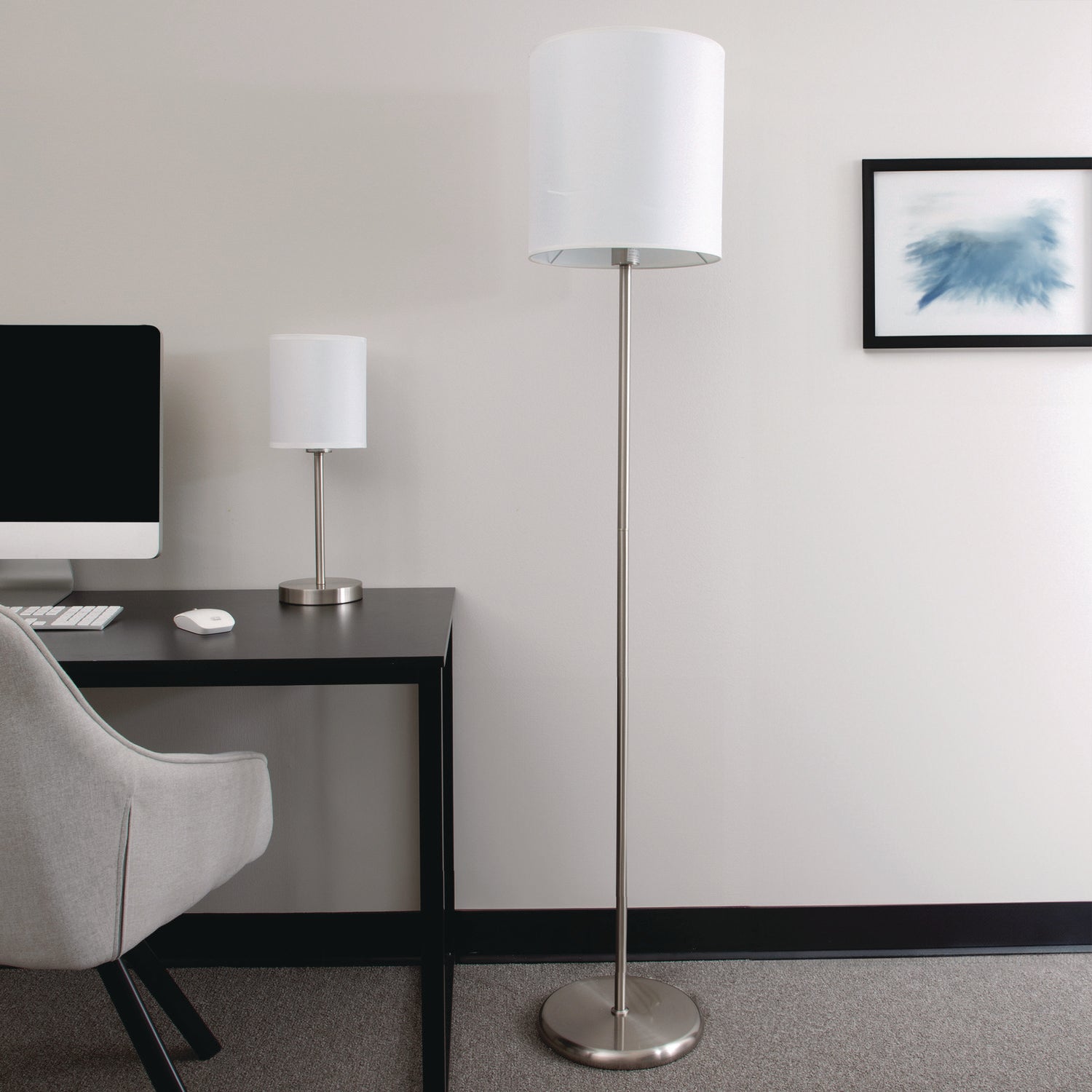 slim-line-lamp-set-table-1263-high-and-floor-615-high-silver_ledl9135 - 3