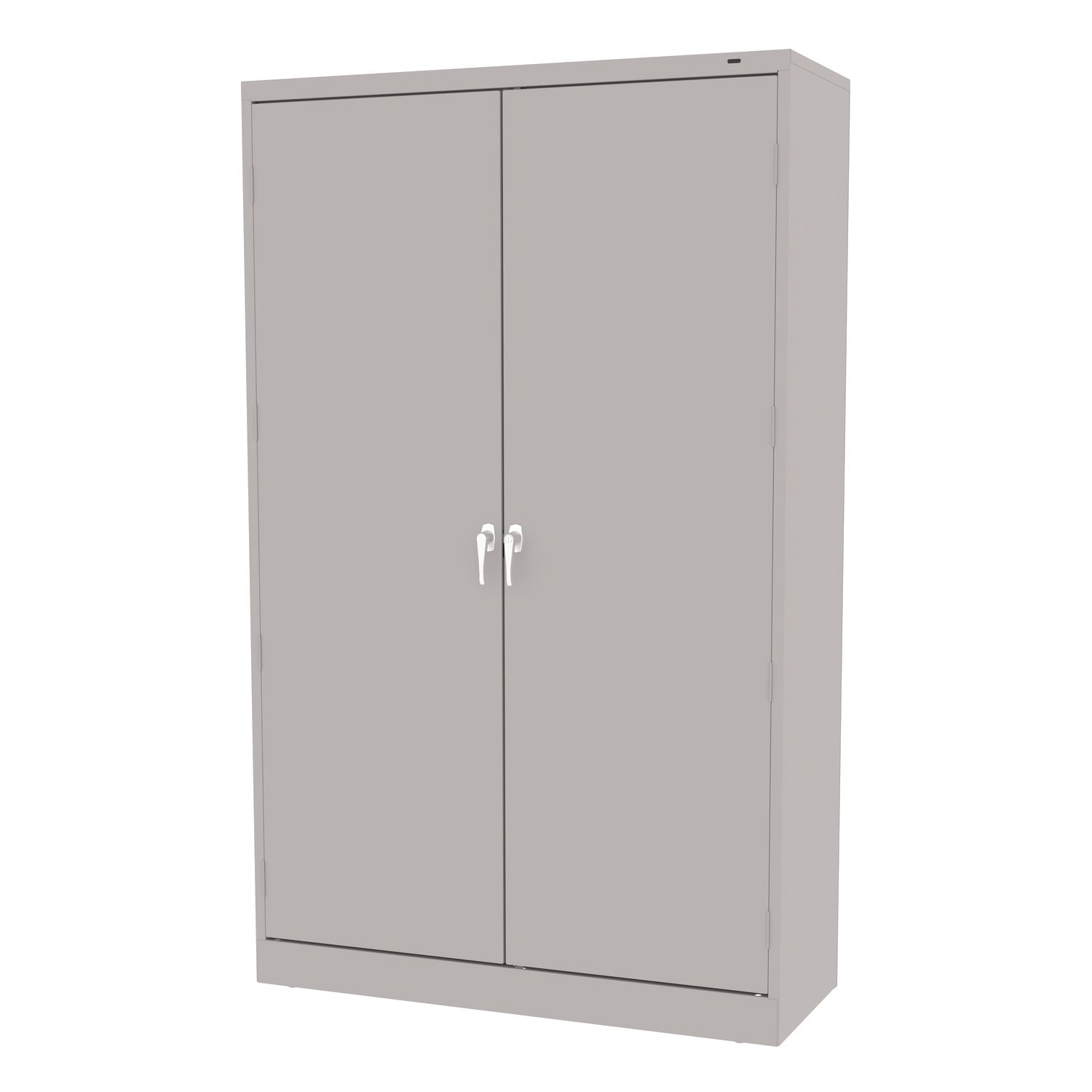 Assembled Jumbo Steel Storage Cabinet, 48w x 18d x 78h, Light Gray - 3