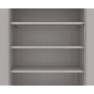 Assembled Jumbo Steel Storage Cabinet, 48w x 18d x 78h, Light Gray - 4