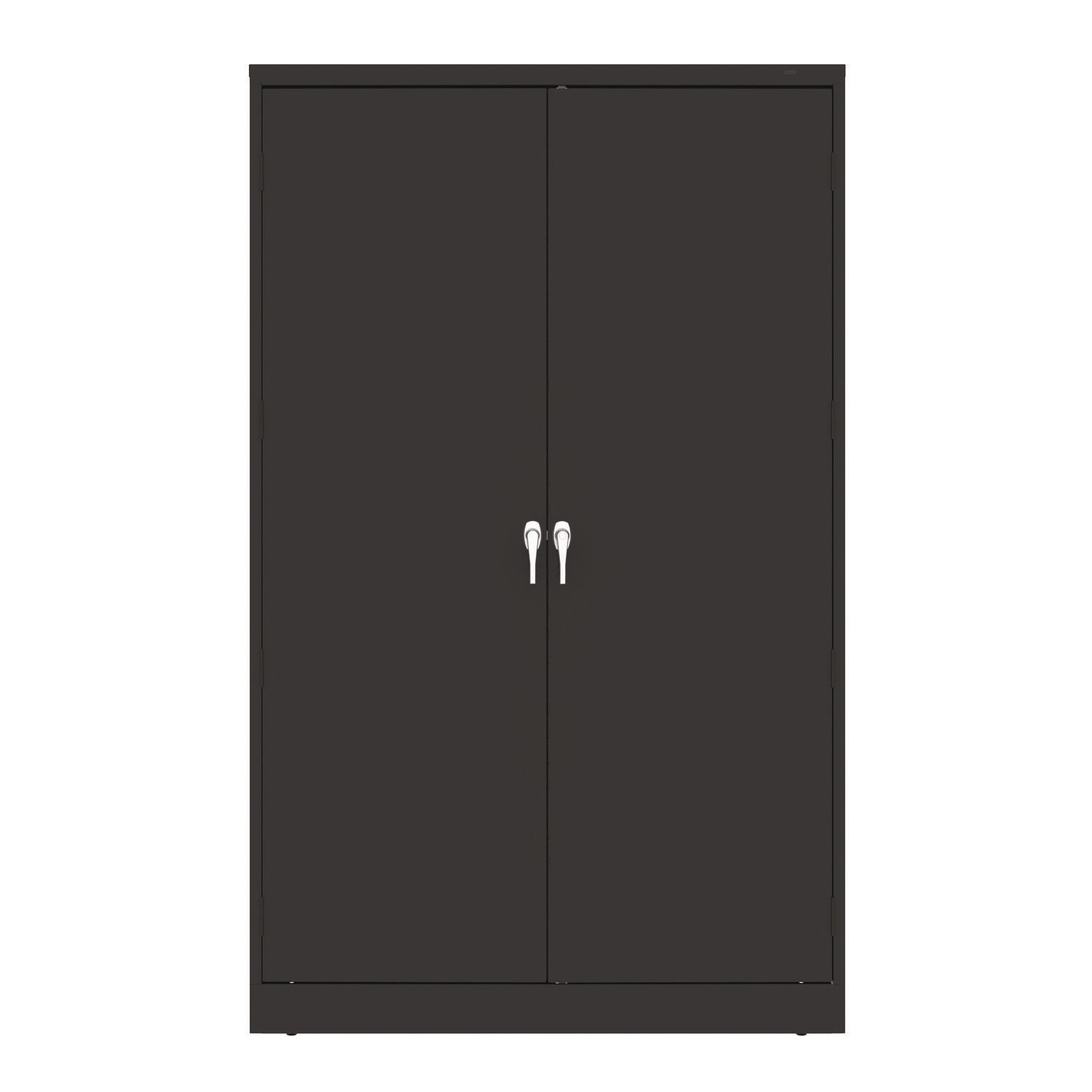 Jumbo Combination Steel Storage Cabinet, 48w x 24d x 78h, Black - 