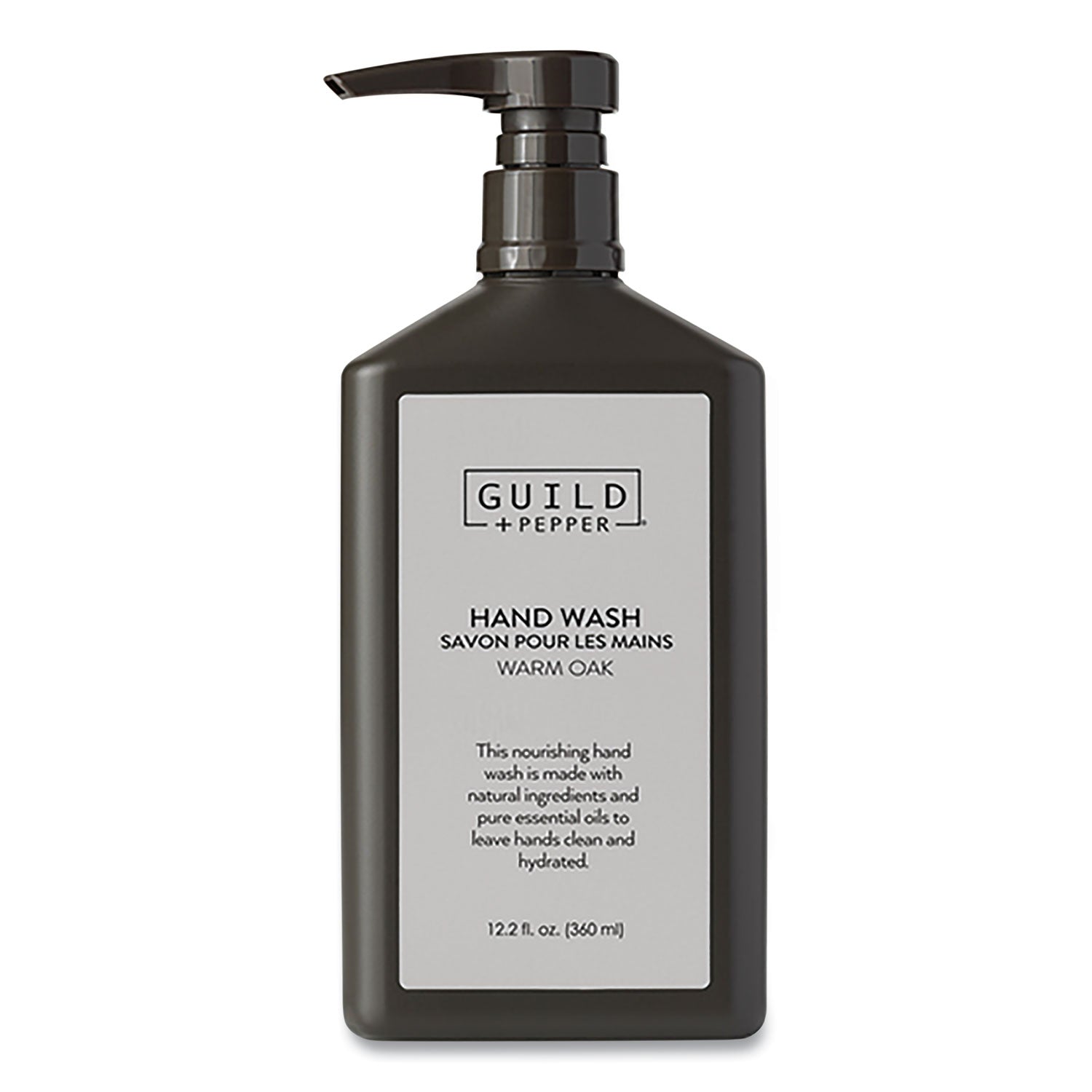 Hand Wash, Warm Oak, 12.2 oz Bottle, 12/Carton