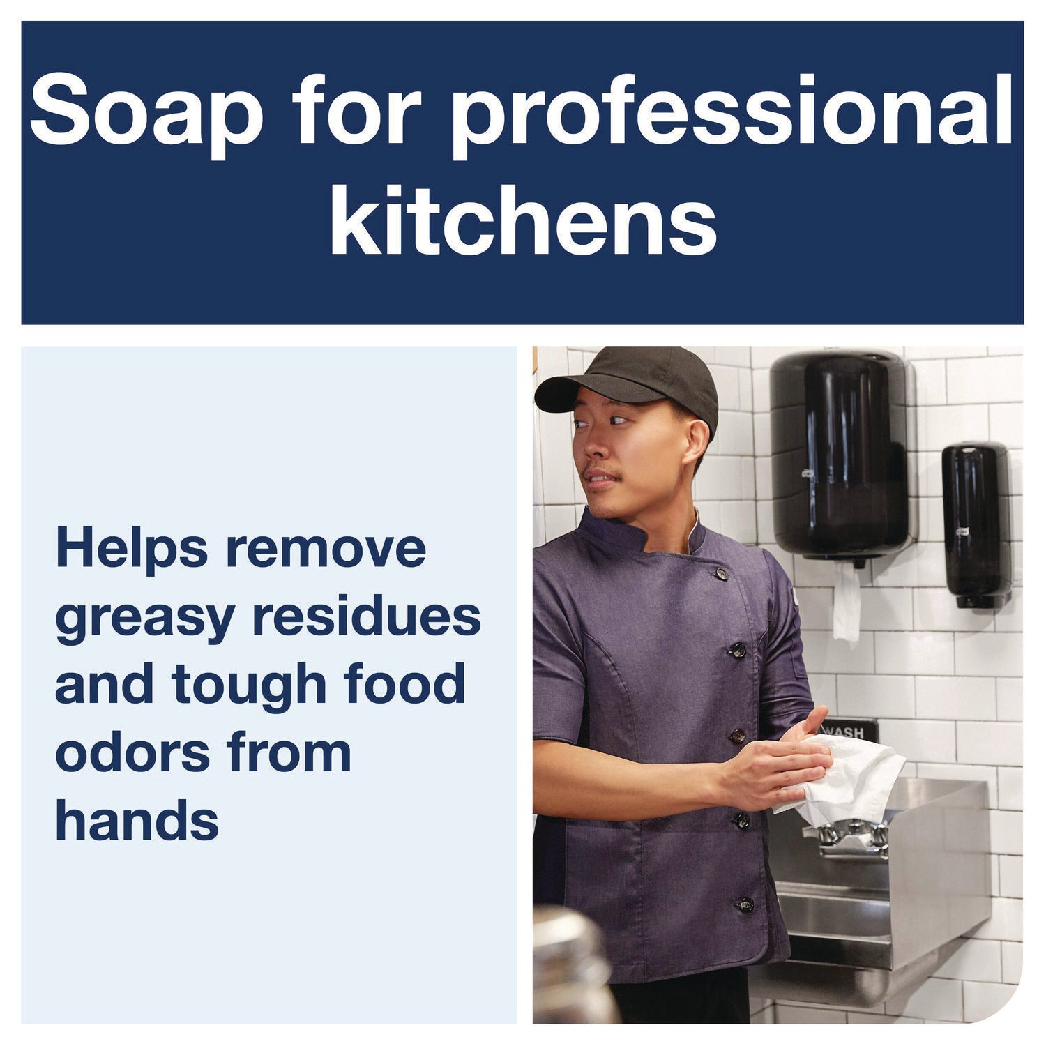Odor-Control Hand Soap Liquid S4, Perfume Free, 1 L, 6/Carton