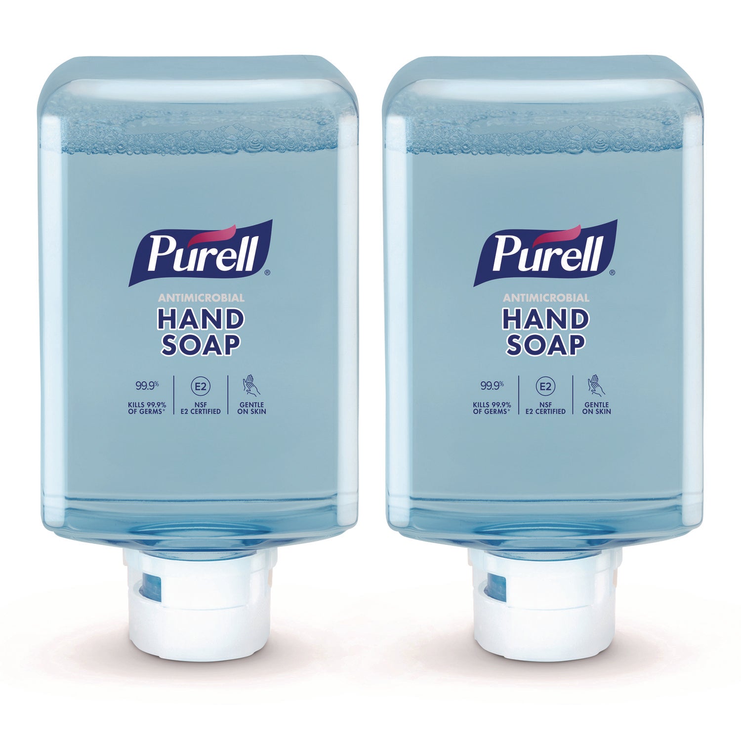 Antimicrobial Fragrance Free Foaming Hand Soap, For ES10 Dispensers, 1,200 mL Refill, 2/Carton