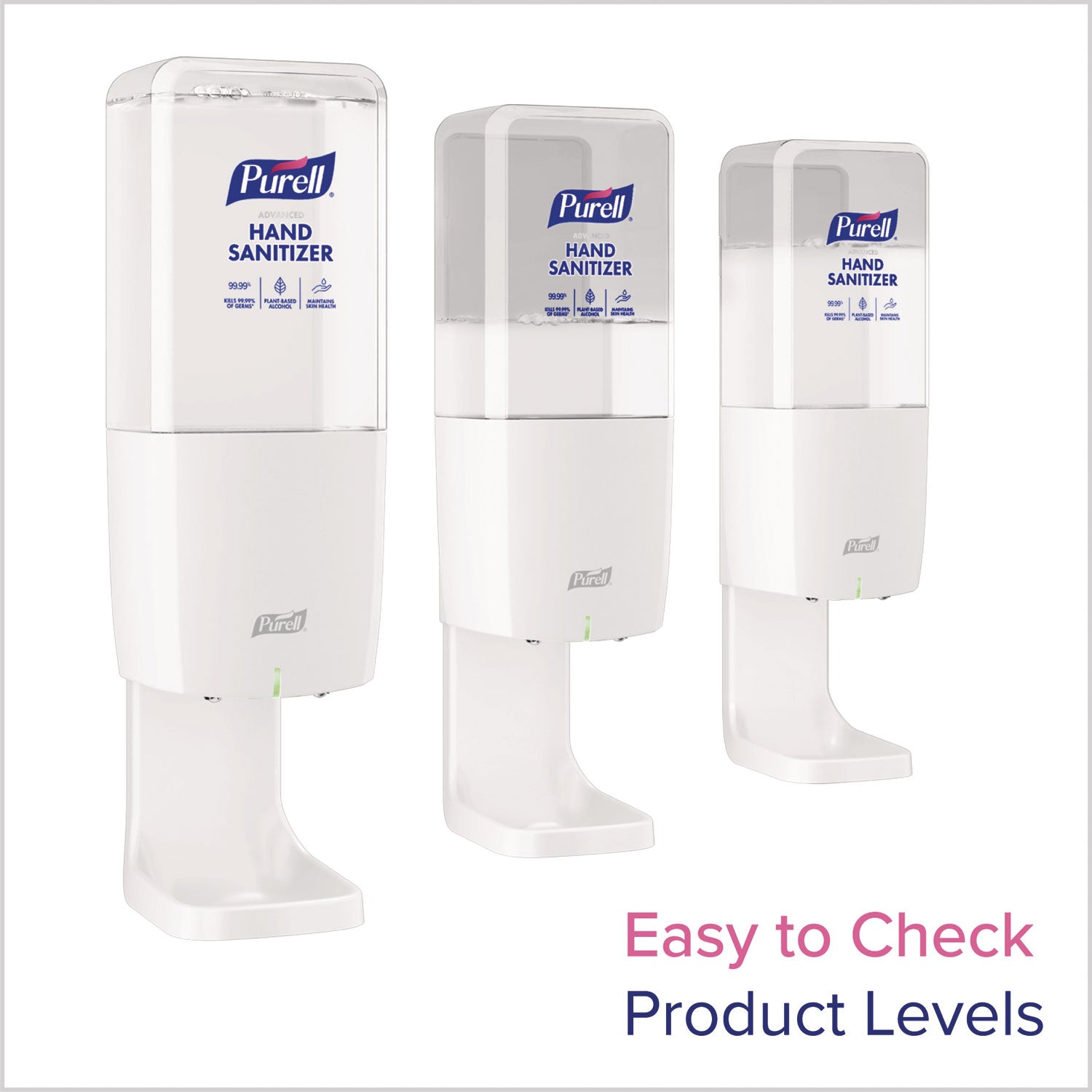 ES10 Automatic Hand Sanitizer Dispenser, 4.33 x 3.96 x 10.31, White