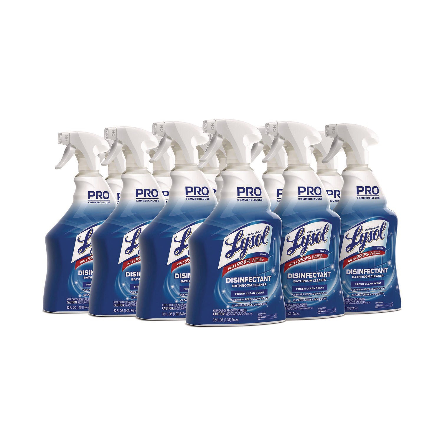 Disinfectant Bathroom Cleaner, 32 oz Spray Bottle, 12/Carton - 1