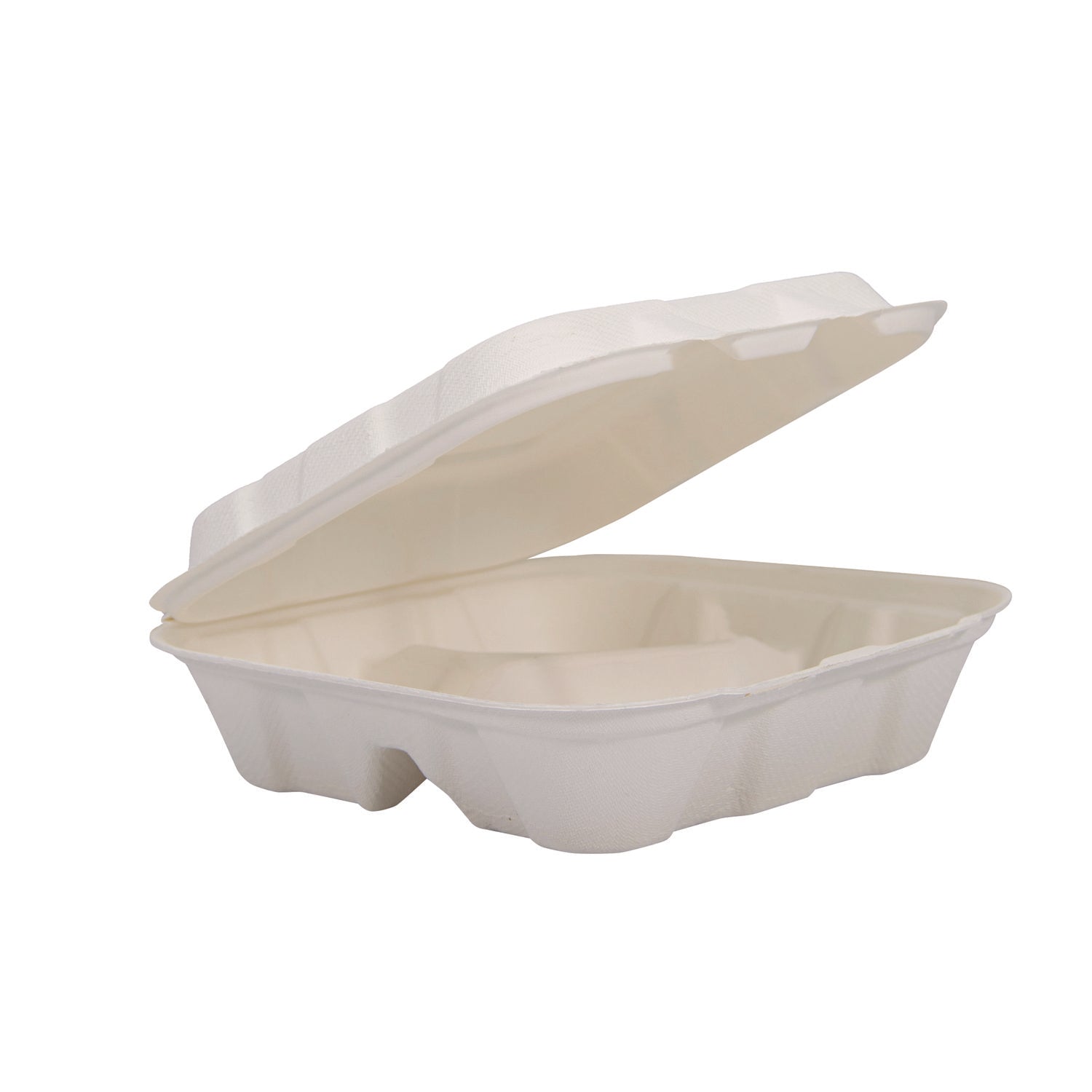 compostable-fiber-hinged-trays-proplanet-seal-3-compartment-803-x-84-x-193-ivory-molded-fiber-200-carton_dcchc8fbr3 - 1