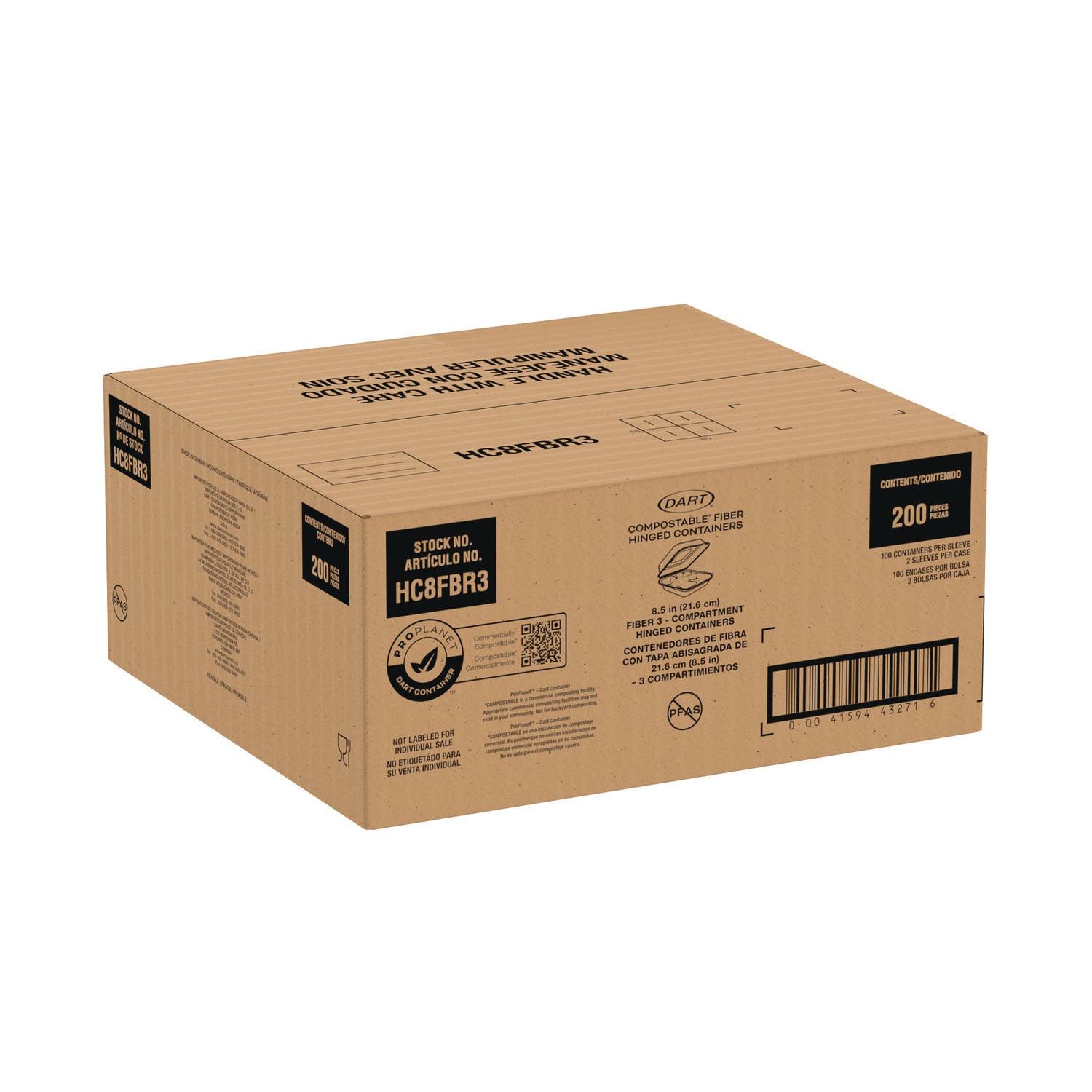 compostable-fiber-hinged-trays-proplanet-seal-3-compartment-803-x-84-x-193-ivory-molded-fiber-200-carton_dcchc8fbr3 - 3