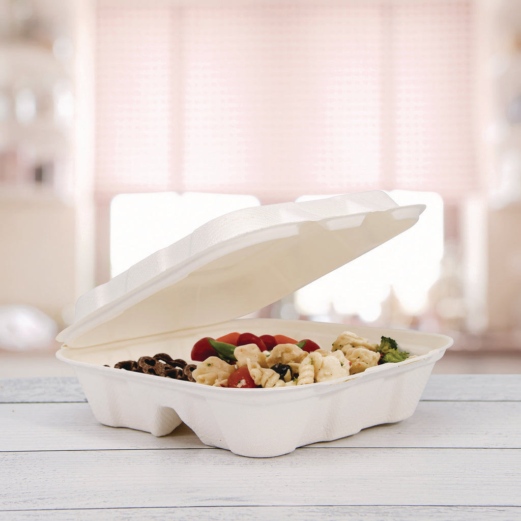 compostable-fiber-hinged-trays-proplanet-seal-3-compartment-803-x-84-x-193-ivory-molded-fiber-200-carton_dcchc8fbr3 - 6