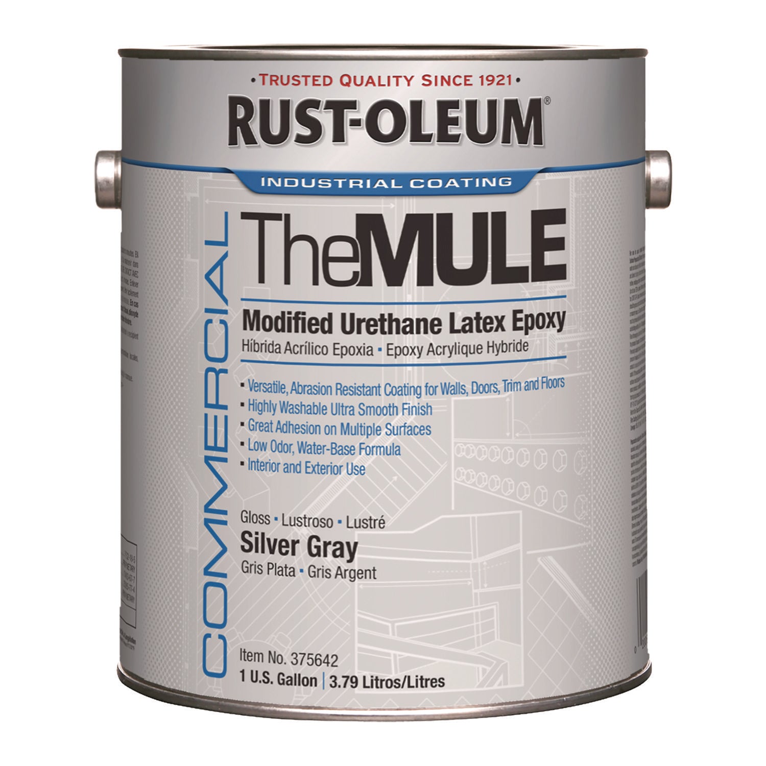 commercial-the-mule-modified-urethane-latex-epoxy-interior-exterior-gloss-silver-gray-1-gal-bucket-pail-2-carton_rst375642 - 2