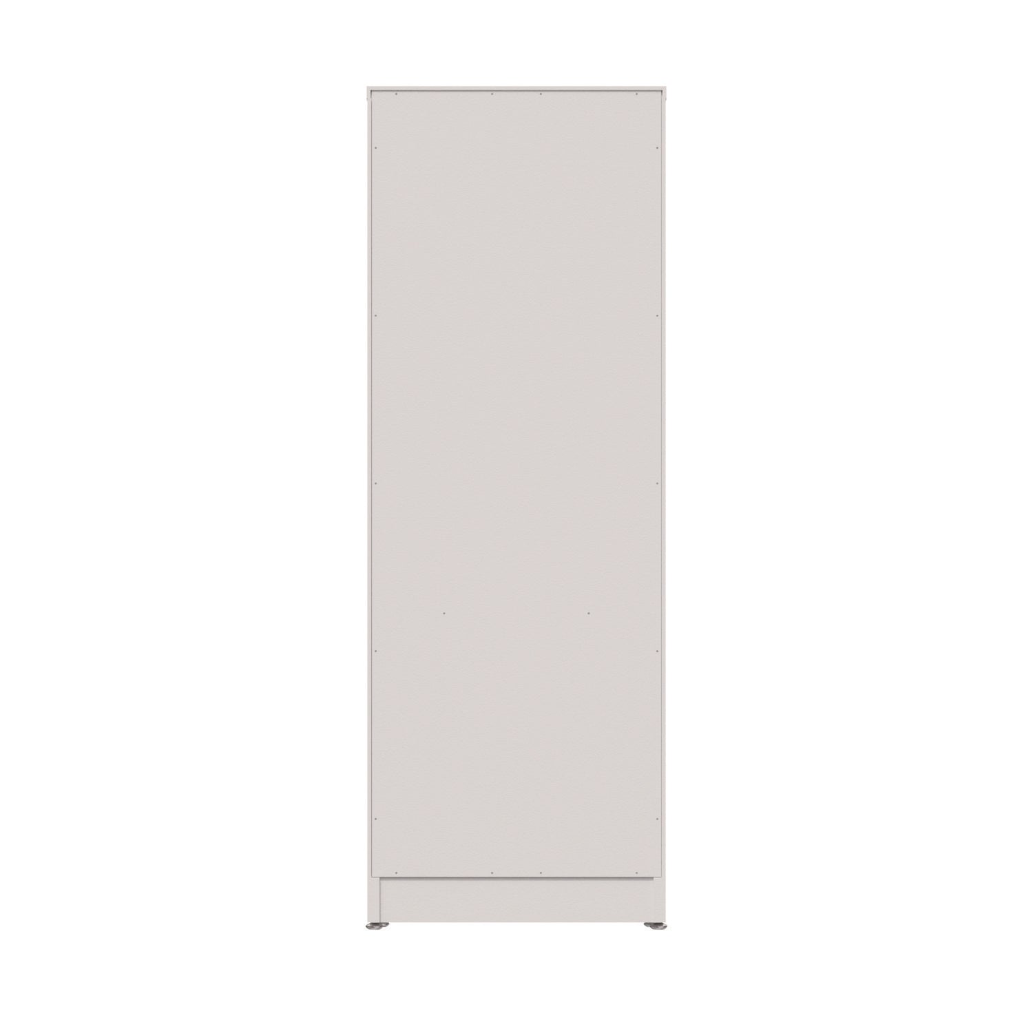 Three-Shelf Narrow-Footprint Bookcase, 15.75" x 11.42" x 44.33", White - 3