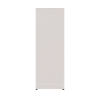 Three-Shelf Narrow-Footprint Bookcase, 15.75" x 11.42" x 44.33", White - 3