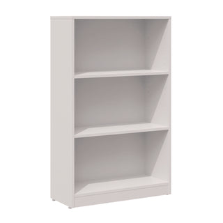 Three-Shelf Bookcase, 27.56" x 11.42" x 44.33", White - 1