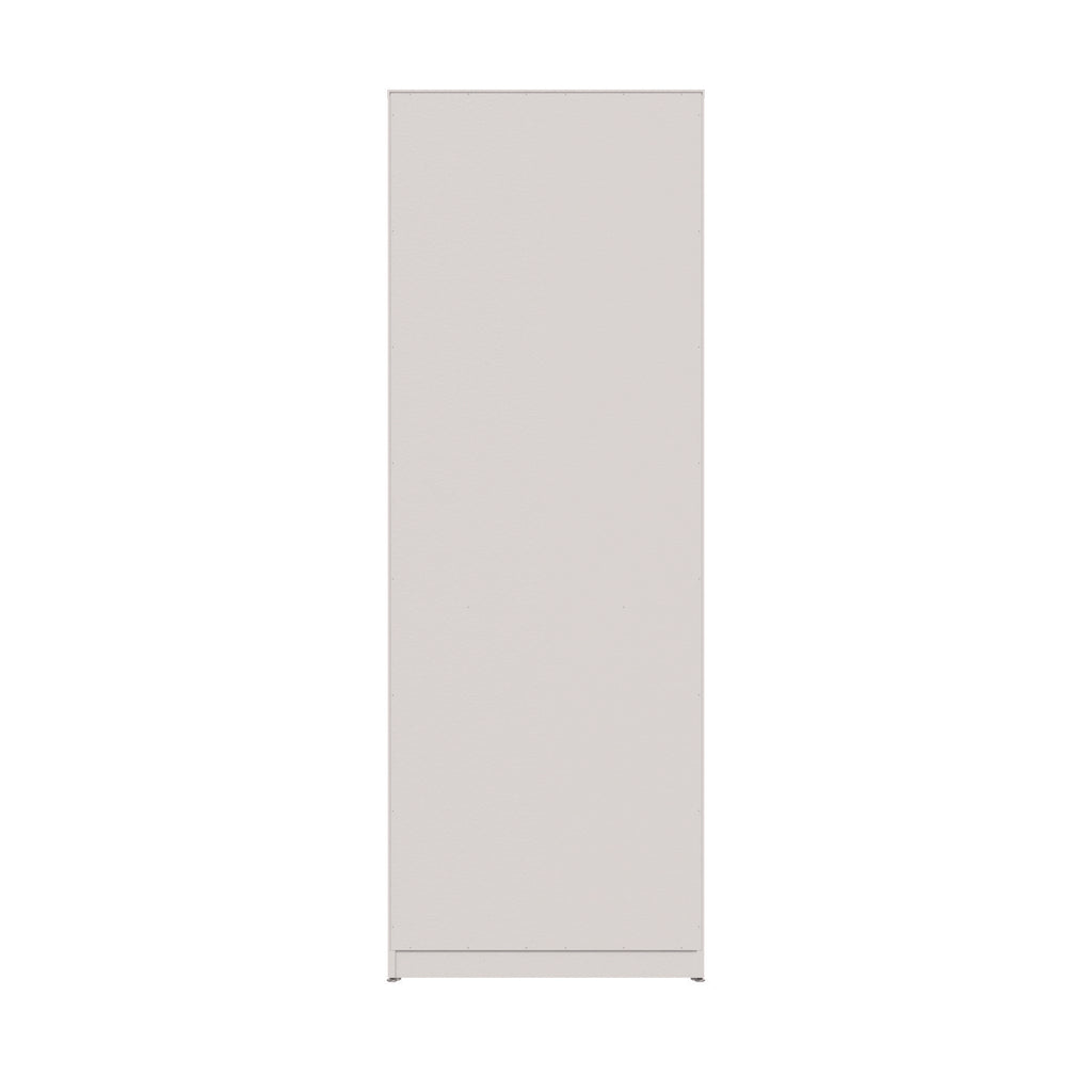 Five-Shelf Bookcase, 27.56" x 11.42" x 77.56", White - 3