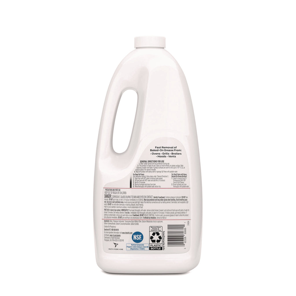 Ready-to-Use Oven and Grill Cleaner, Liquid, 2 qt Bottle, 6/Carton