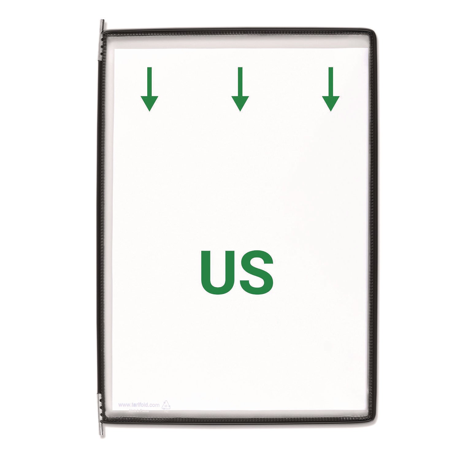 Desktop Reference Starter Set, 10 Antimicrobial Wire-Reinforced Pockets