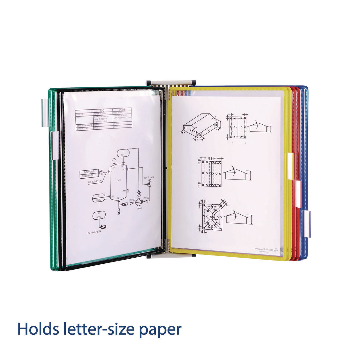 Wall Unit Reference Starter Set, 10 Wire-Reinforced Pockets