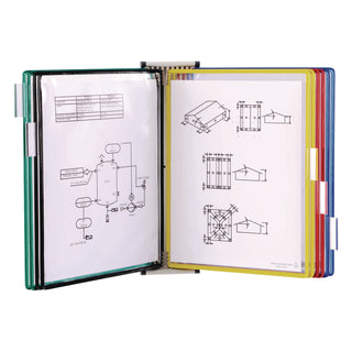 Wall Unit Reference Starter Set, 10 Wire-Reinforced Pockets