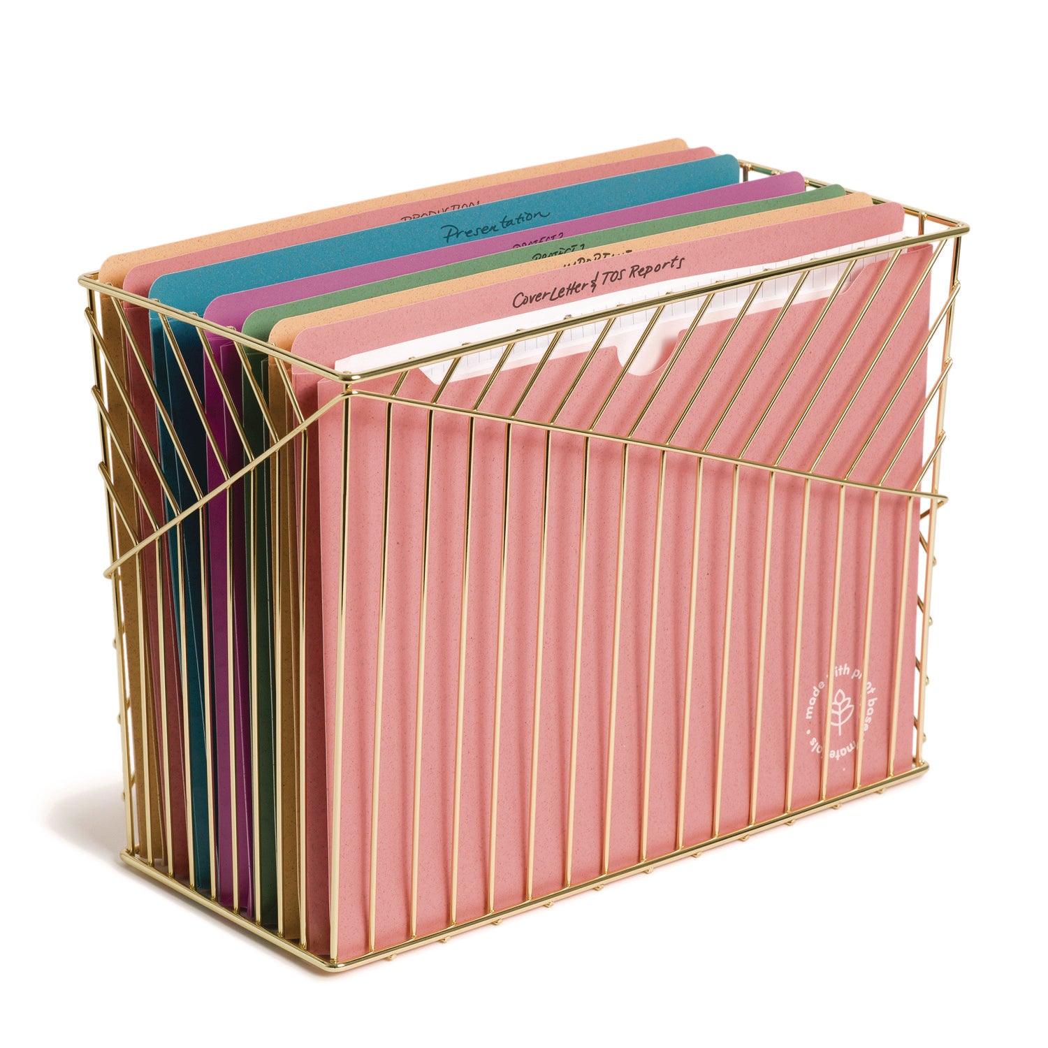 u-eco-poly-file-jackets-straight-tab-letter-size-assorted-10-pack_ubr6595u0112 - 5