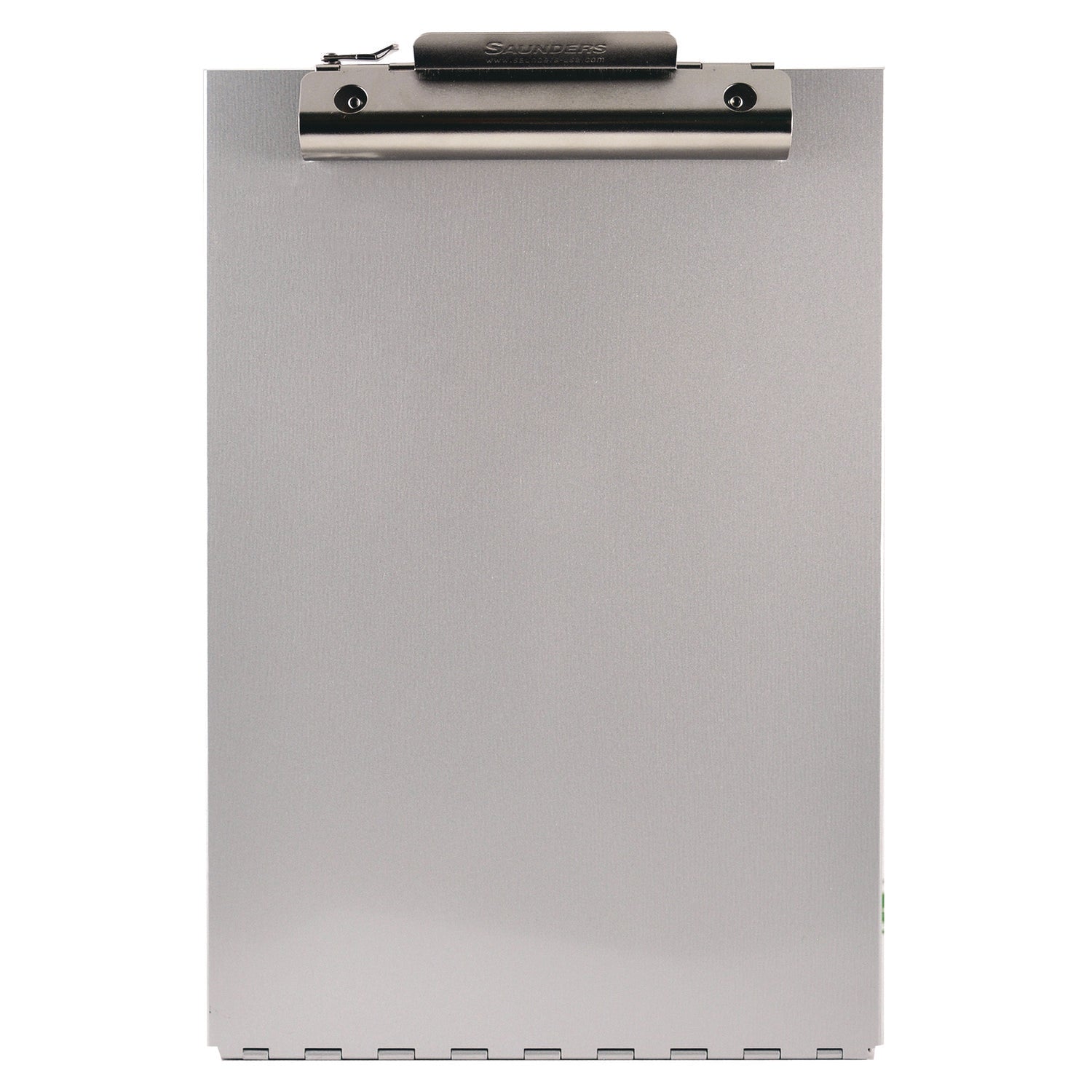 Redi-Rite Aluminum Storage Clipboard, 1" Clip Capacity, Holds 8.5 x 11 Sheets, Silver - 