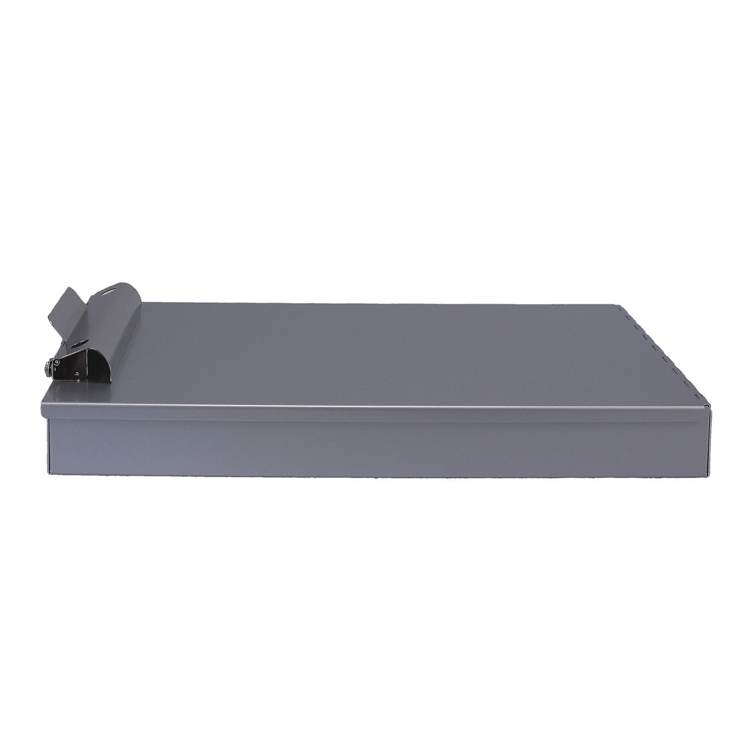 Redi-Rite Aluminum Storage Clipboard, 1" Clip Capacity, Holds 8.5 x 11 Sheets, Silver - 