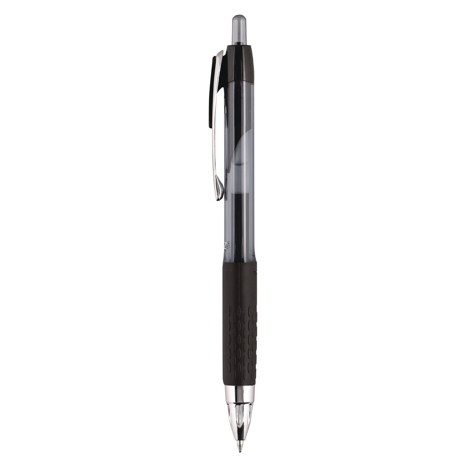 signo-207-gel-pen-retractable-medium-07-mm-black-ink-smoke-black-barrel-dozen_ubc33950 - 3