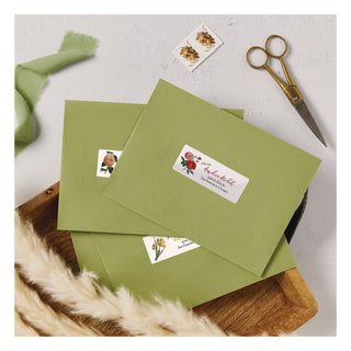 Glossy White Easy Peel Mailing Labels w/ Sure Feed Technology, Laser Printers, 1 x 2.63, White, 30/Sheet, 25 Sheets/Pack