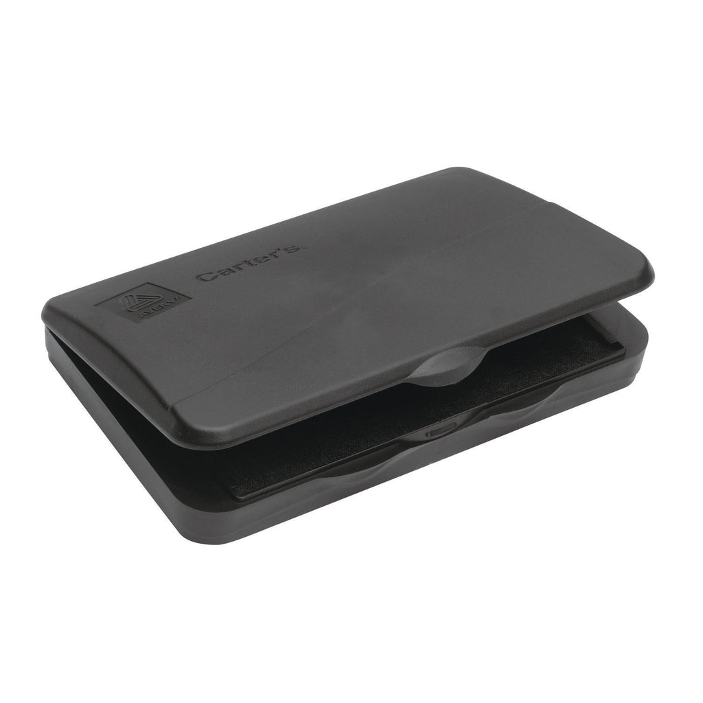 Pre-Inked Felt Stamp Pad, 4.2"5x 2.75", Black