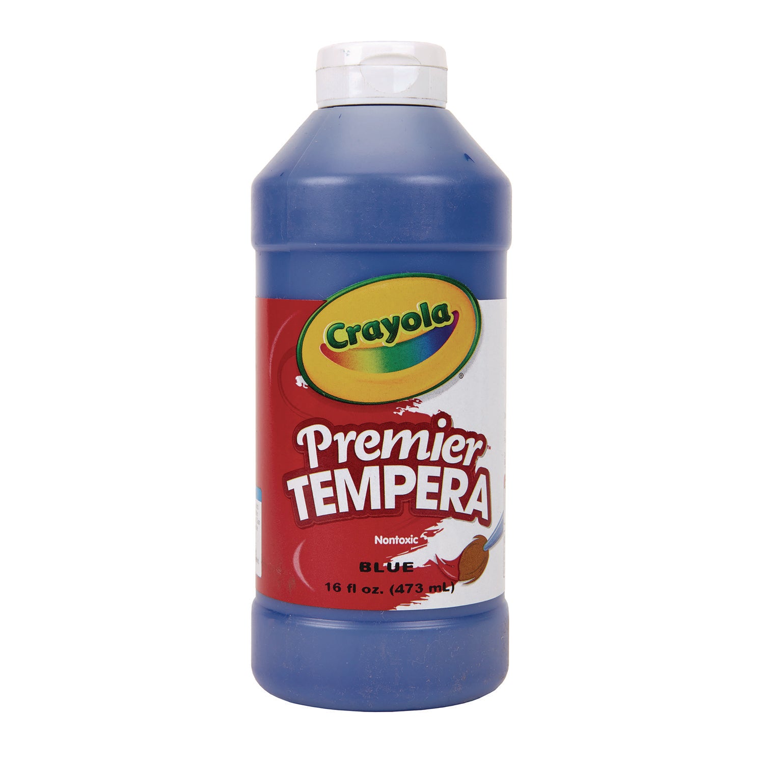 Premier Tempera Paint, Blue, 16 oz Bottle - 