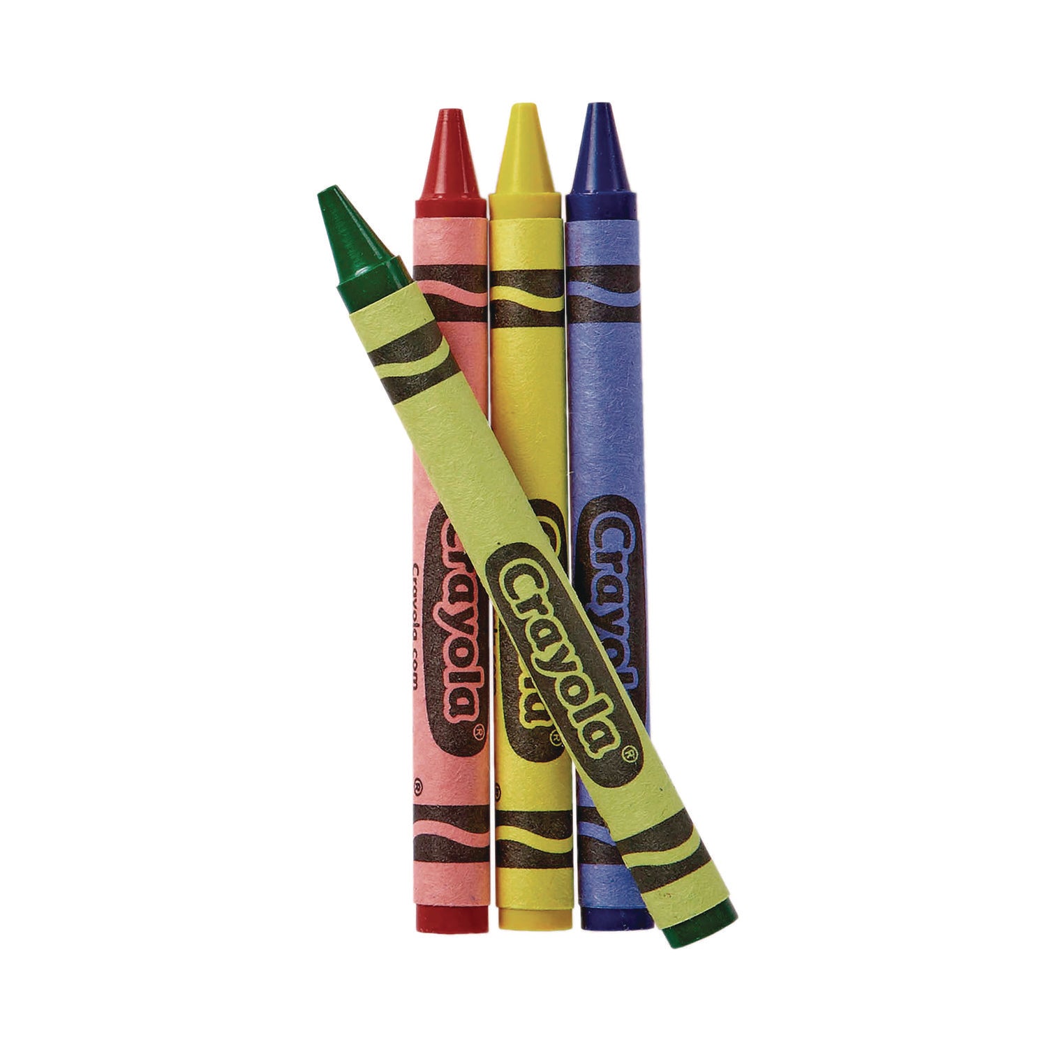 Classic Color Cello Pack Party Favor Crayons, 4 Colors/Pack, 360 Packs/Carton - 