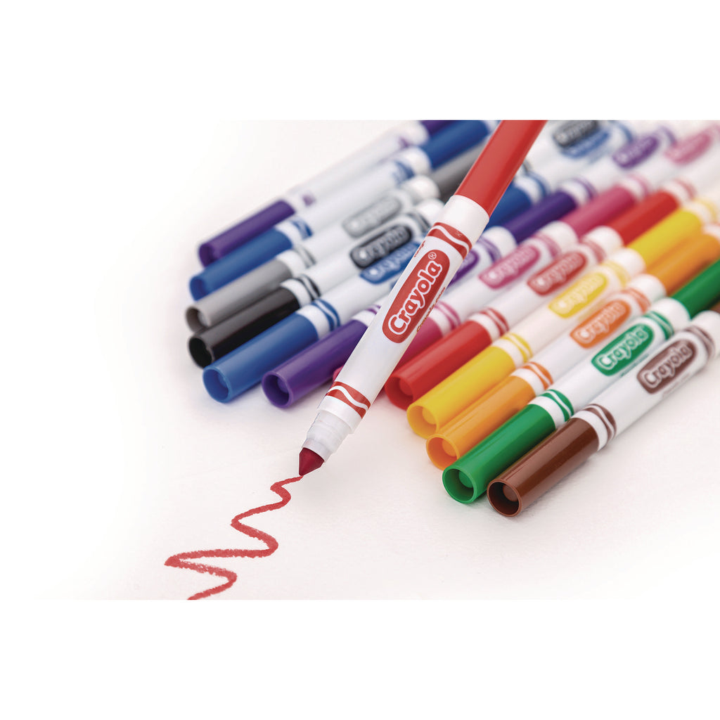 Non-Washable Marker, Broad Bullet Tip, Assorted Classic Colors, 8/Pack