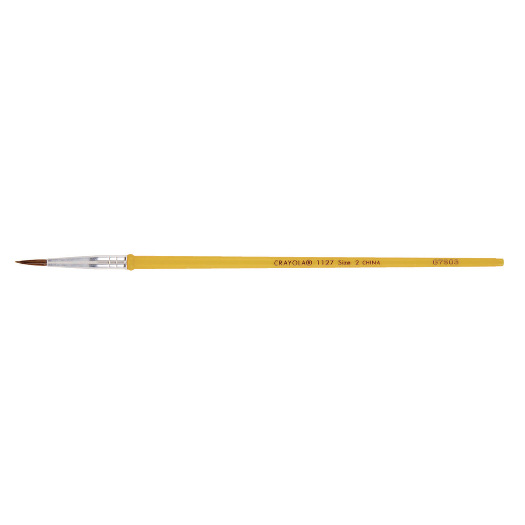 Watercolor Brush Set, Size 2, Camel-Hair Blend, Round Profile, 3/Pack