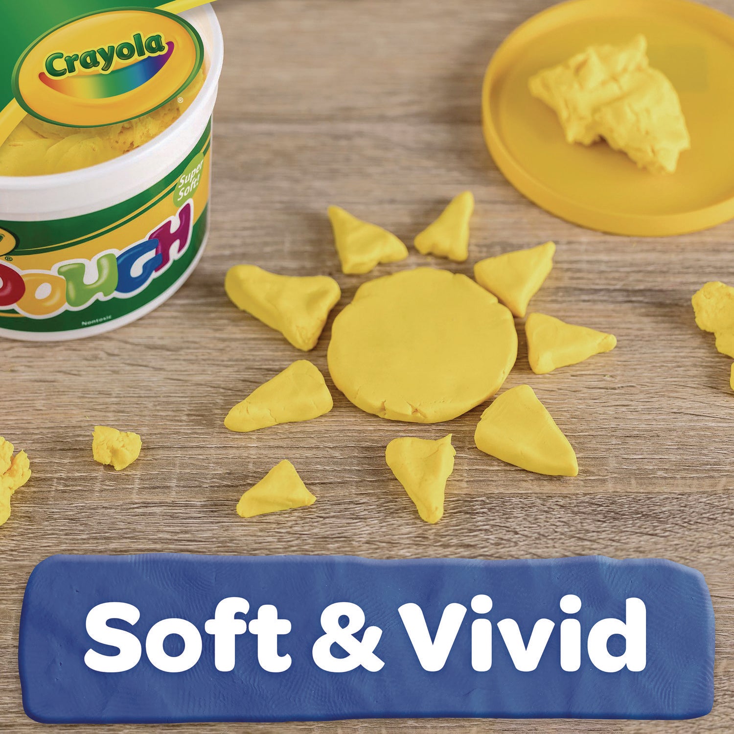 Modeling Dough Bucket, 3 lbs, Yellow